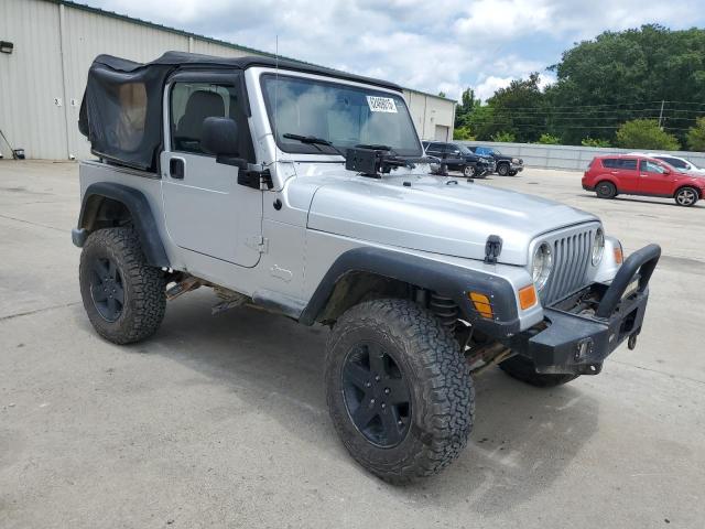 1J4FA39S55P353789 - 2005 JEEP WRANGLER X SILVER photo 4