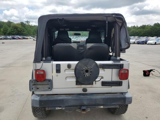 1J4FA39S55P353789 - 2005 JEEP WRANGLER X SILVER photo 6