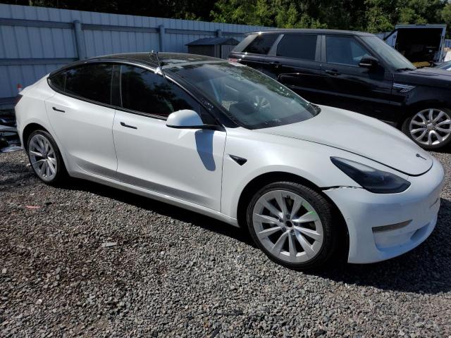 5YJ3E1EA3NF370860 - 2022 TESLA MODEL 3 თეთრი ფოტო 4