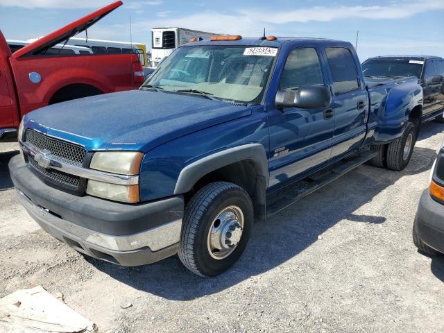 1GCJC33174F152278 - 2004 CHEVROLET SILVERADO C3500 BLUE photo 1