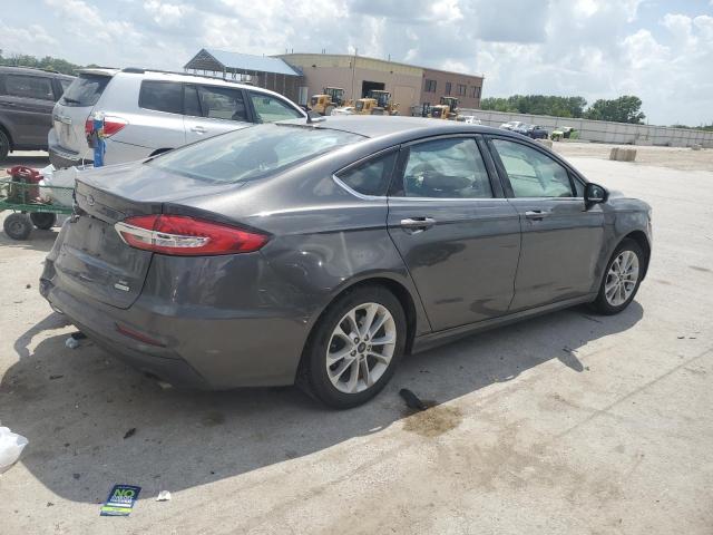 3FA6P0HD6KR214531 - 2019 FORD FUSION SE رمادي صورة 3