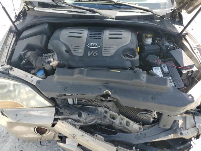 KNDJD735385764416 - 2008 KIA SORENTO EX GOLD photo 12