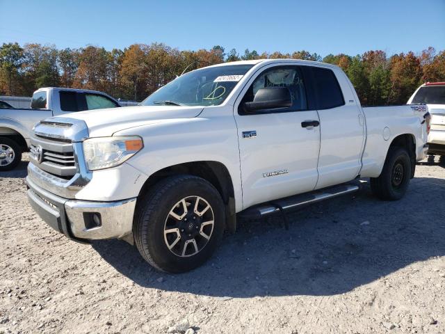 5TFUW5F13EX365252 - 2014 TOYOTA TUNDRA DOUBLE CAB SR/SR5 WHITE photo 2