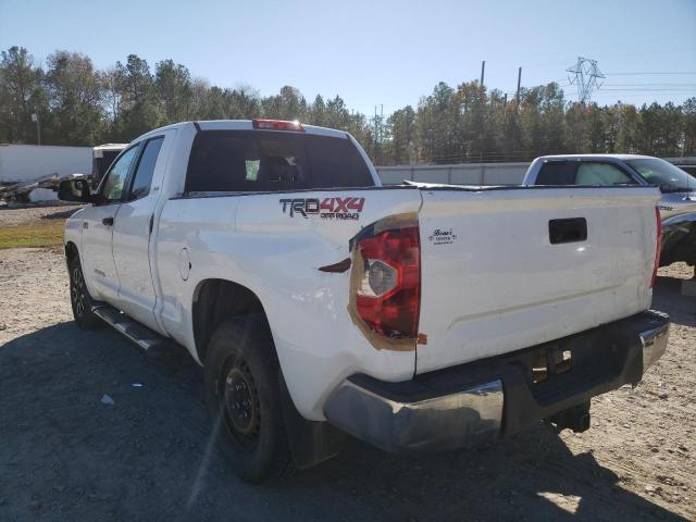 5TFUW5F13EX365252 - 2014 TOYOTA TUNDRA DOUBLE CAB SR/SR5 WHITE photo 9