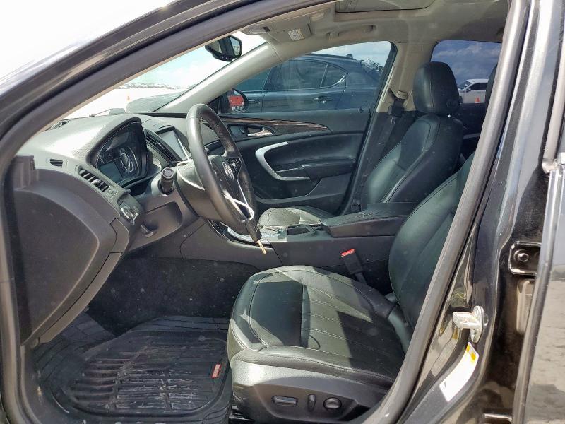 2G4GK5EX6G9192418 - 2016 BUICK REGAL GRAY photo 7