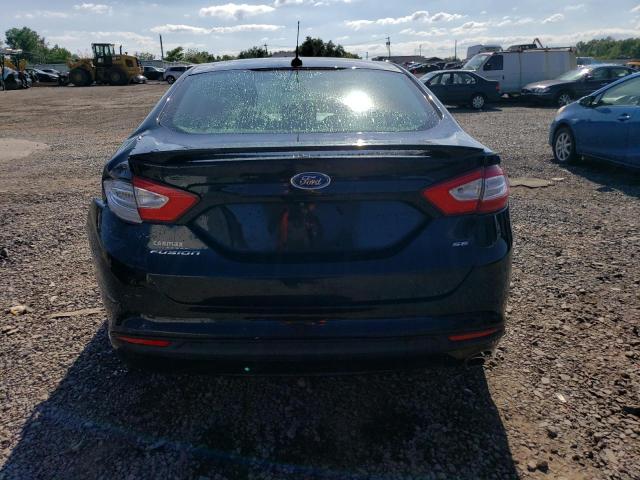 3FA6P0H71GR252623 - 2016 FORD FUSION SE BLACK photo 6