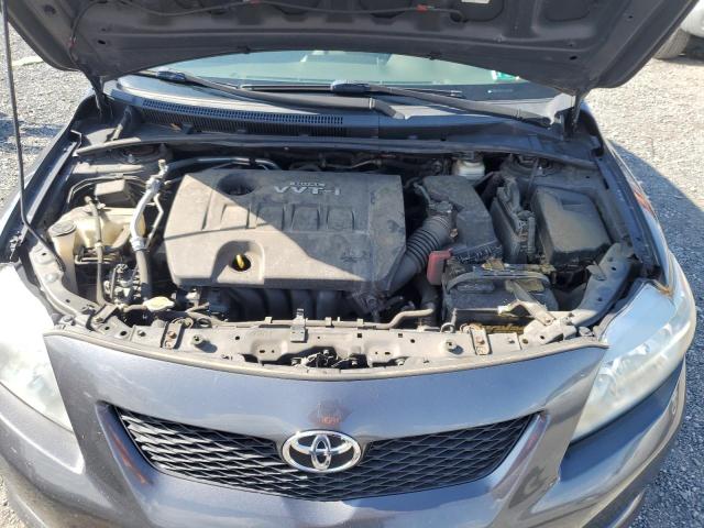 2T1BU40E19C187252 - 2009 TOYOTA COROLLA BASE GRAY photo 11