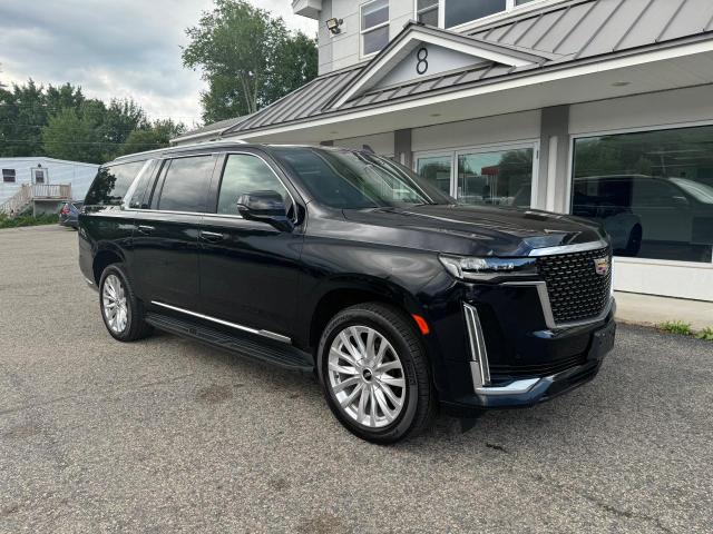 1GYS4JKL6MR188366 - 2021 CADILLAC ESCALADE ESV LUXURY BLACK photo 1