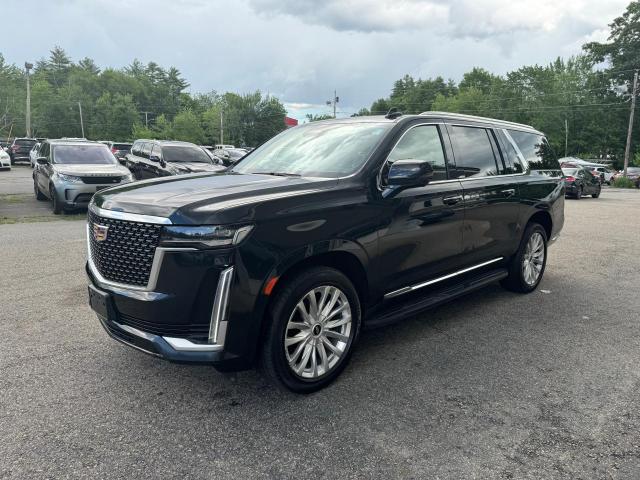 1GYS4JKL6MR188366 - 2021 CADILLAC ESCALADE ESV LUXURY BLACK photo 2