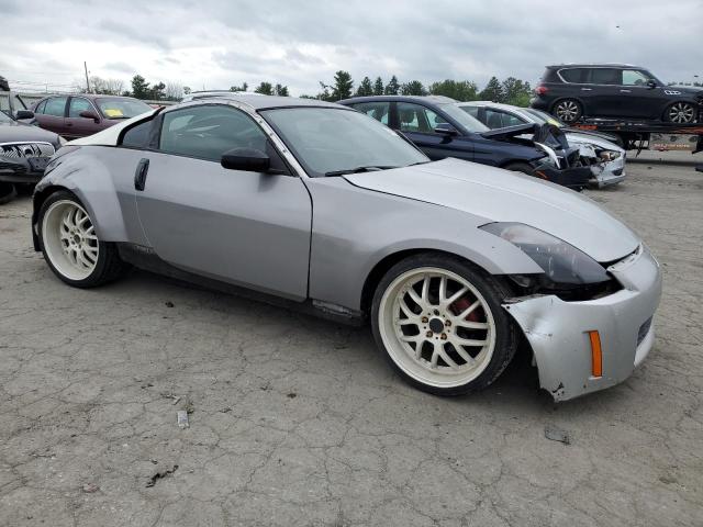 JN1AZ34D93T104436 - 2003 NISSAN 350Z COUPE SILVER photo 4