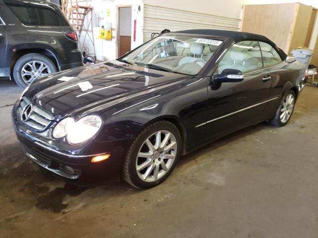 WDBTK56F07T077460 - 2007 MERCEDES-BENZ CLK 350 BLUE photo 1