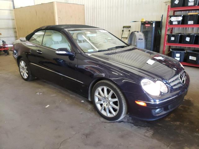 WDBTK56F07T077460 - 2007 MERCEDES-BENZ CLK 350 BLUE photo 4