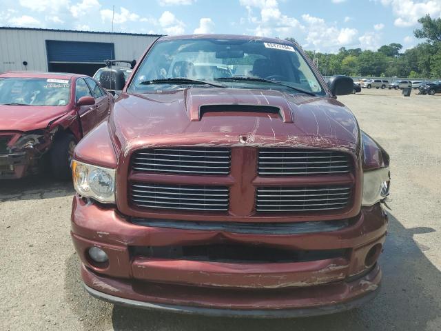 1D7HA18DX4J230454 - 2004 DODGE RAM 1500 ST BURGUNDY photo 5