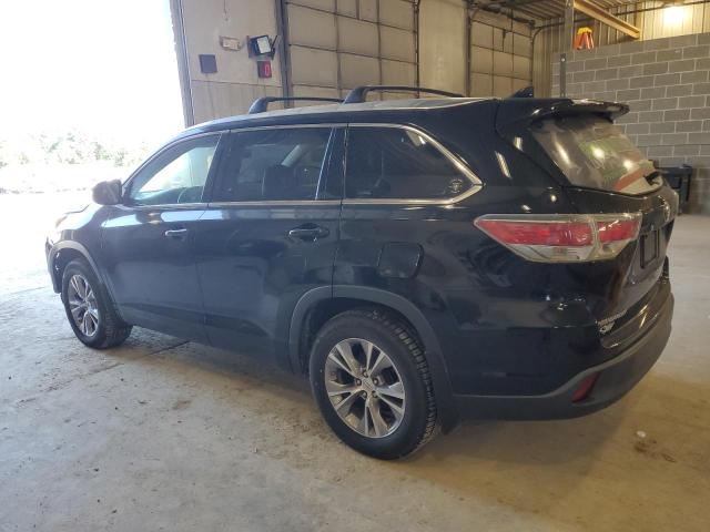 5TDJKRFH2FS142338 - 2015 TOYOTA HIGHLANDER XLE Սև լուսանկար 2