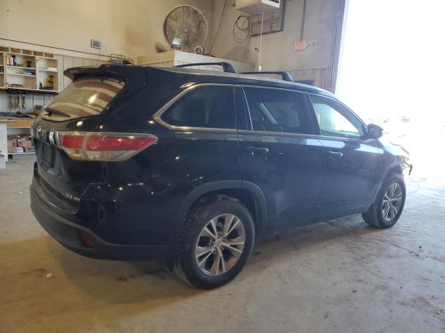 5TDJKRFH2FS142338 - 2015 TOYOTA HIGHLANDER XLE Սև լուսանկար 3