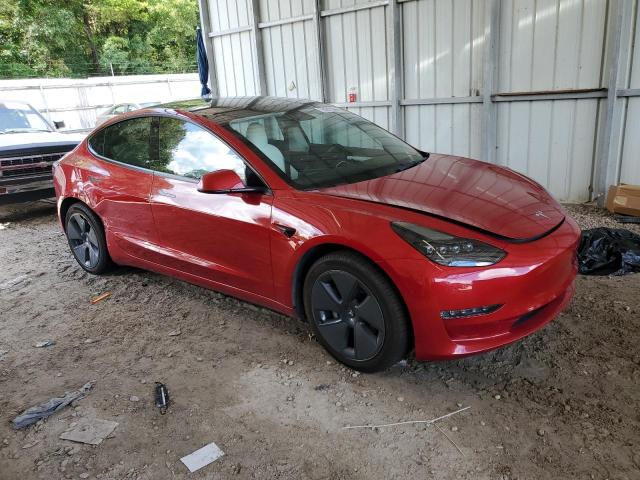 5YJ3E1EB7NF242436 - 2022 TESLA MODEL 3 Rot Foto 4