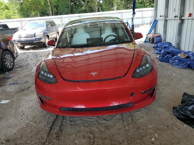 5YJ3E1EB7NF242436 - 2022 TESLA MODEL 3 Rot Foto 5