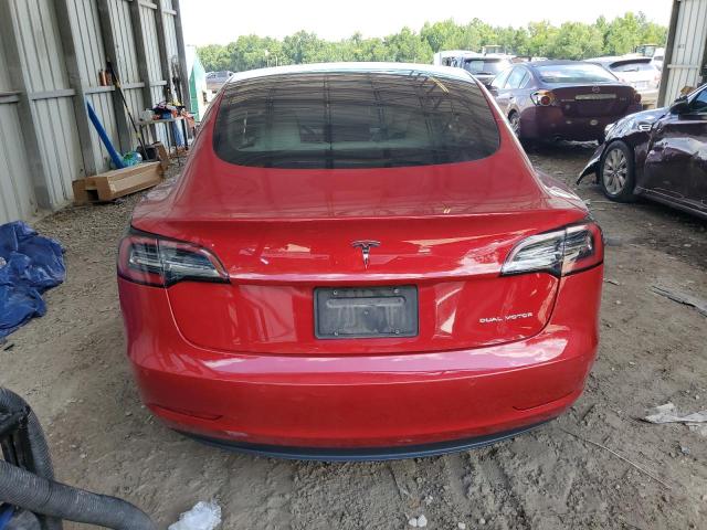 5YJ3E1EB7NF242436 - 2022 TESLA MODEL 3 Rot Foto 6