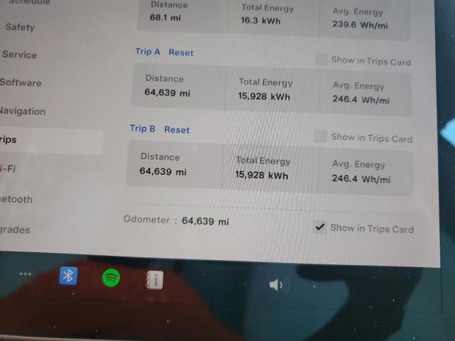 5YJ3E1EB7NF242436 - 2022 TESLA MODEL 3 Rot Foto 9