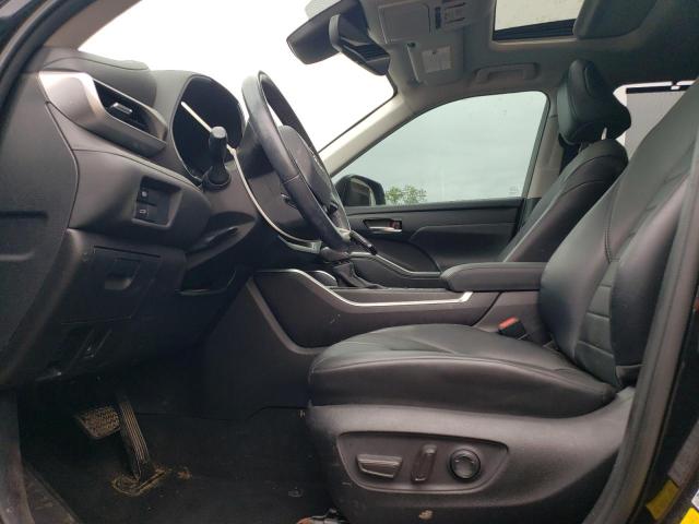 5TDGZRBH6MS078099 - 2021 TOYOTA HIGHLANDER XLE BLACK photo 7
