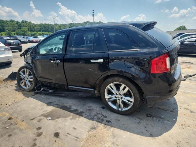 2FMDK3JC1DBB69675 - 2013 FORD EDGE SEL BLACK photo 2