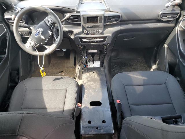 1FM5K8AW2MNA07084 - 2021 FORD EXPLORER POLICE INTERCEPTOR Սև լուսանկար 8
