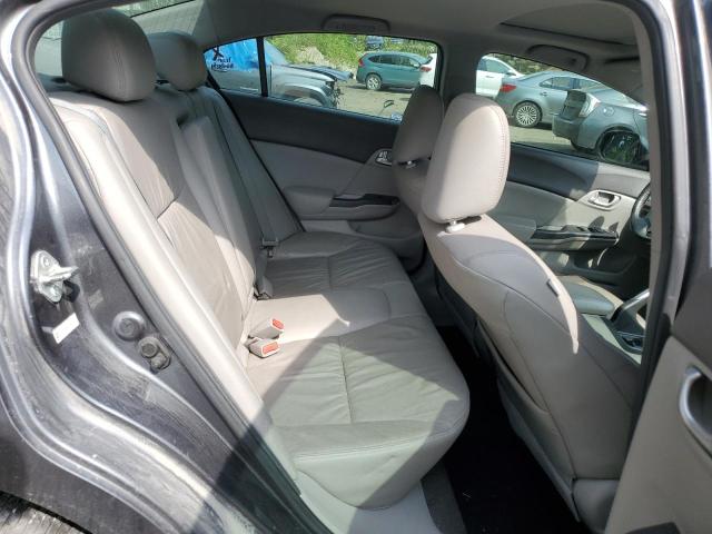 19XFB2F96CE311465 - 2012 HONDA CIVIC EXL ვერცხლისფერი ფოტო 10