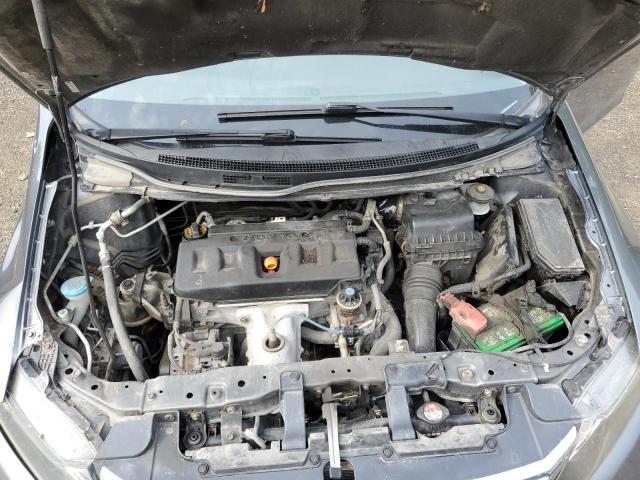 19XFB2F96CE311465 - 2012 HONDA CIVIC EXL ვერცხლისფერი ფოტო 11
