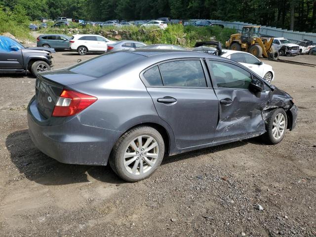 19XFB2F96CE311465 - 2012 HONDA CIVIC EXL ვერცხლისფერი ფოტო 3