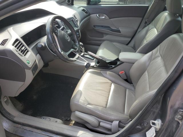 19XFB2F96CE311465 - 2012 HONDA CIVIC EXL ვერცხლისფერი ფოტო 7