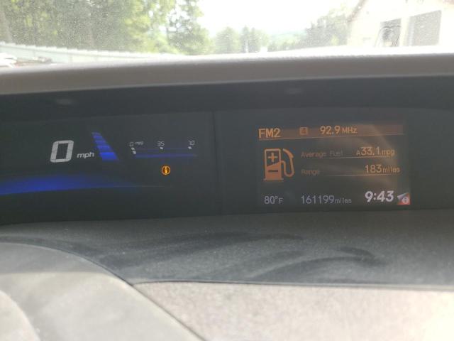 19XFB2F96CE311465 - 2012 HONDA CIVIC EXL ვერცხლისფერი ფოტო 9