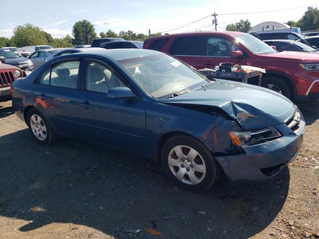 5NPET46C17H189678 - 2007 HYUNDAI SONATA GLS BLUE photo 4