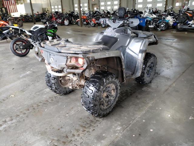 3JBLKAP20FJ000501 - 2015 CAN-AM OUTLANDER 1000 XT GRAY photo 4