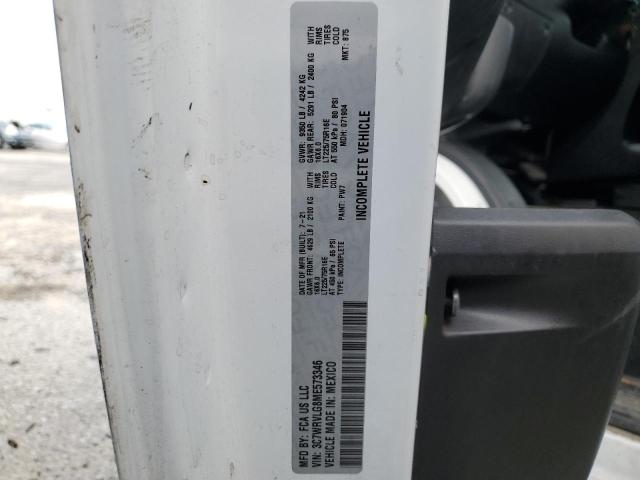 3C7WRVLG8ME573346 - 2021 RAM PROMASTER 3500 STANDARD Weiß Foto 12