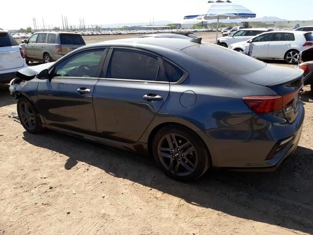 3KPF34AD6ME285021 - 2021 KIA FORTE GT LINE GRAY photo 2