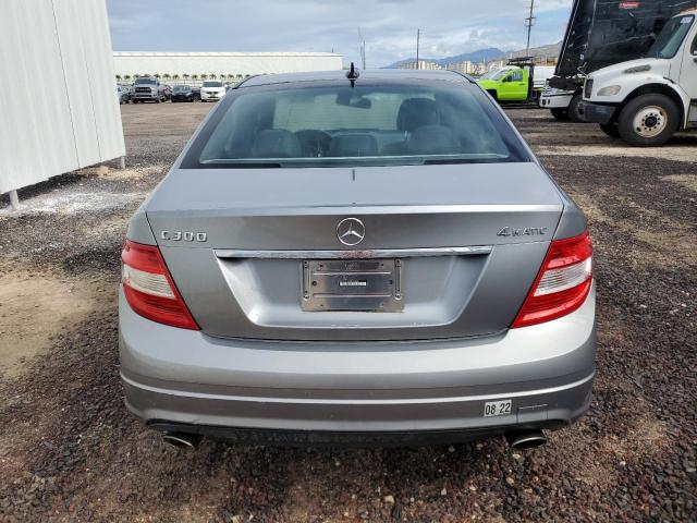 WDDGF81X09R066408 - 2009 MERCEDES-BENZ C 300 4MATIC SILVER photo 6
