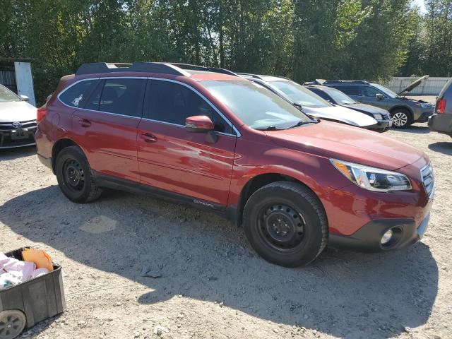 4S4BSANC2G3220966 - 2016 SUBARU OUTBACK 2.5I LIMITED RED photo 4