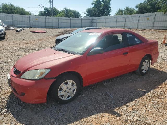 1HGEM221X5L028410 - 2005 HONDA CIVIC DX VP Կարմիր լուսանկար 1