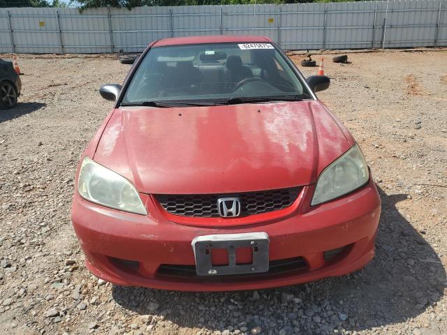 1HGEM221X5L028410 - 2005 HONDA CIVIC DX VP Կարմիր լուսանկար 5