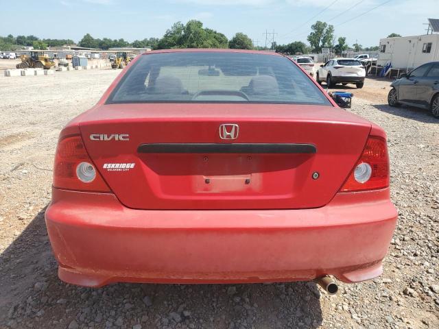 1HGEM221X5L028410 - 2005 HONDA CIVIC DX VP Կարմիր լուսանկար 6