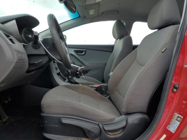 KMHDH4AE3FU425608 - 2015 HYUNDAI ELANTRA SE RED photo 7