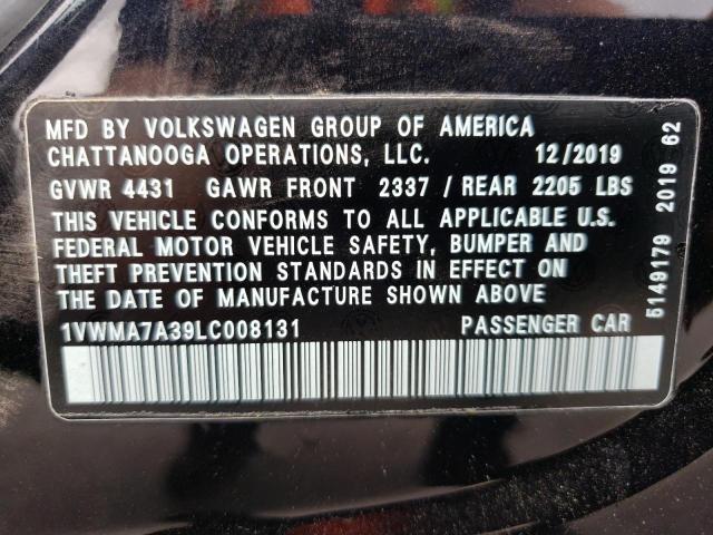 1VWMA7A39LC008131 - 2020 VOLKSWAGEN PASSAT R-LINE Qara foto 12