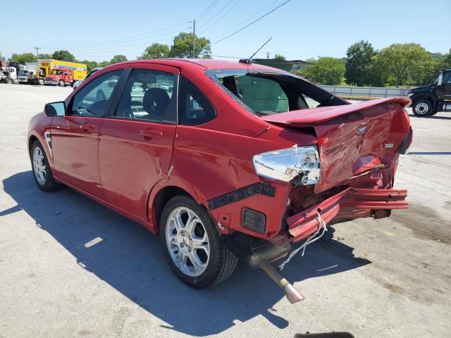 1FAHP35NX8W293733 - 2008 FORD FOCUS SE RED photo 2