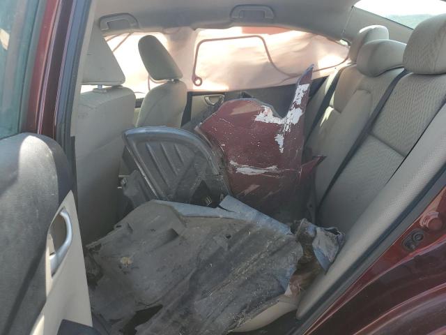 19XFB2F53EE053325 - 2014 HONDA CIVIC LX BURGUNDY photo 10