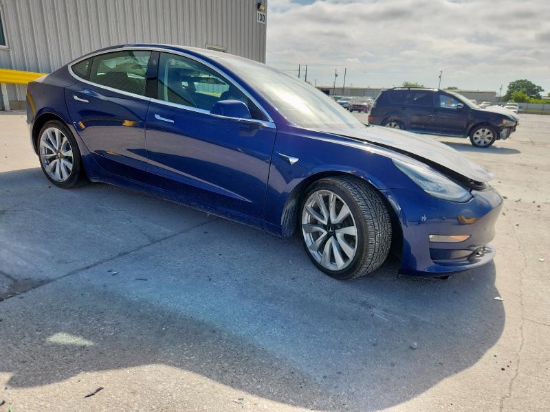 5YJ3E1EB1LF620523 - 2020 TESLA MODEL 3 BLUE photo 4