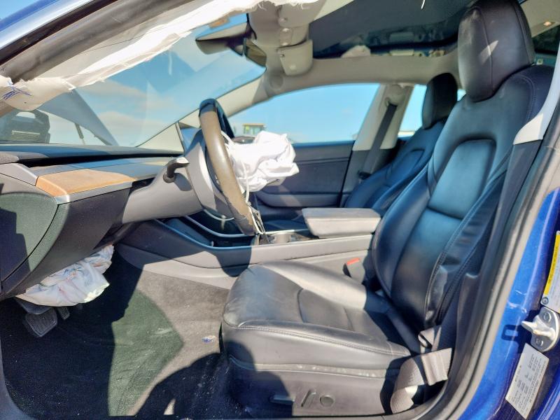 5YJ3E1EB1LF620523 - 2020 TESLA MODEL 3 BLUE photo 7