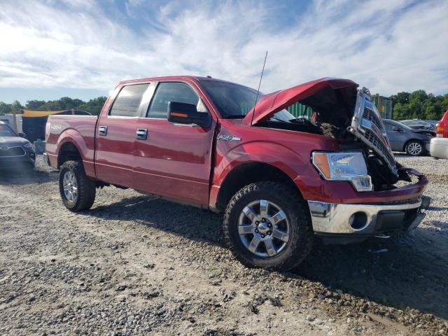 1FTFW1EF5EKE37547 - 2014 FORD F150 SUPERCREW RED photo 4