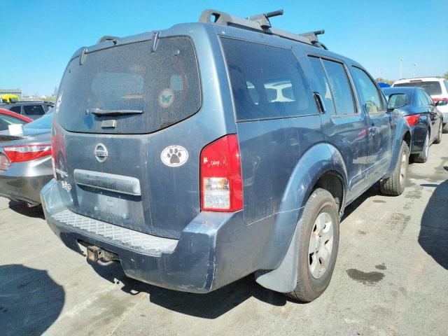 5N1AR18W26C663646 - 2006 NISSAN PATHFINDER LE 蓝色 照片 4