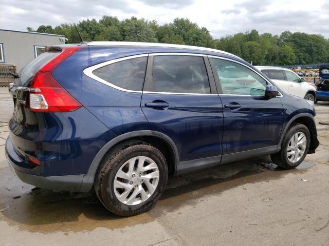 2HKRM4H75FH606023 - 2015 HONDA CR-V EXL BLUE photo 3