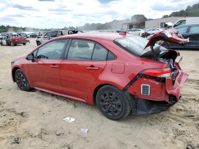 JTDEPRAE5LJ114591 - 2020 TOYOTA COROLLA LE RED photo 2